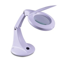 Loeplamp staande met LED en 4"" lens